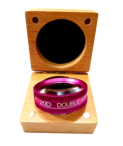 เลนส์นูนแบบแอสเฟียริกคู่ 20D ยี่ห้อ SS รุ่นใหม่ วัสดุ K9 และ PMMA อุปกรณ์รูปแบบกลมแบบ Plano รองรับ OEM - Product Image 1