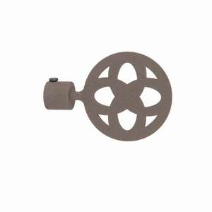 COLONIAL LINE - Extremo de cortina de rejilla color óxido - Product Image 1