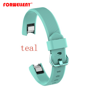 Doble Color de silicona suave de la banda de muñeca correa para <span class=keywords><strong>Fitbit</strong></span> <span class=keywords><strong>Alta</strong></span>/<span class=keywords><strong>Alta</strong></span> <span class=keywords><strong>HR</strong></span>/Ace inteligente pulsera ajustable - Product Image 6