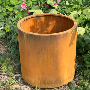 Vasi da fiori in acciaio resistente agli agenti atmosferici-<span class=keywords><strong>la</strong></span> fortezza solida per le piante all'aperto - Product Image 2