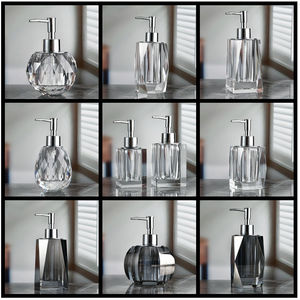 Dispensador de Jabón Líquido de Vidrio Estilo Hotel con Diseño Moderno y Función de Desinfectante de Manos para Baños Domésticos Tipo 1 - Product Image 2