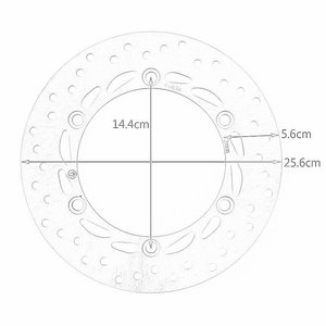 Đĩa Phanh Xe Máy Dành Cho Xe Honda, Dành Cho Xe Honda 45351-MCT-003 45351-KTW-901 SH300 CBR250 FG/FGYA/RH NS250 FE MCII - Product Image 2