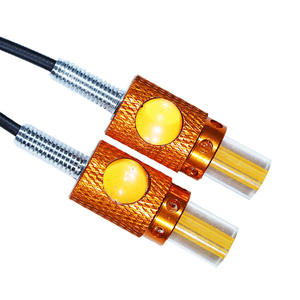 ไฟท้ายมอเตอร์ไซค์ 12V 2LED สีเหลืองอำพัน ไฟเลี้ยว ไฟเบรก ไฟวิ่งกลางวัน พร้อมไฟ Eagle Eye - Product Image 5