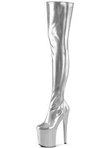 Talons Femmes Scarpe Donna Stiletto Mature Pole Dance Shoes 20cm Platform Over-the-knee Women's High <b>Heels</b> Boots - Product Image 3