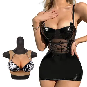 Nova Fábrica de Fornecimento Realista Silicone Peitos Enorme Crossdresser Cosplay Peito Formas Realistas Rainha Silicone Peitos Formas