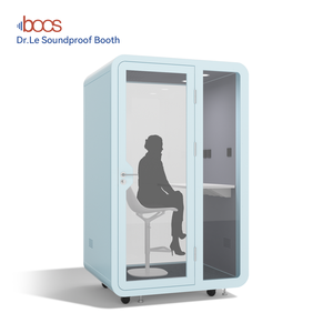 Cabine de diffusion en direct professionnelle insonorisée, cabine téléphonique silencieuse, studio individuel, cabine d'enregistrement pour les médias sociaux - Product Image 1