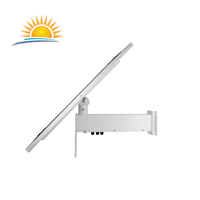 Ecosight Kit de panneau solaire 80W avec batterie au lithium 40Ah 18650 hors réseau 12V 2A IP67 Système d'énergie solaire pour surveillance par caméra CCTV