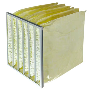 Industrieller F5-F9 HVAC Taschenfilter Synthetisches Fasermedium Staubentfernungsbeutelfilter AHU Taschenfilter - Product Image 4
