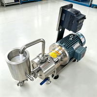 Pompe à émulsion à cisaillement élevé en acier inoxydable de qualité alimentaire 2,2 kW pour les revêtements et l'encre dans l'industrie chimique
