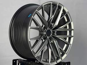 Ruedas Deportivas <span class=keywords><strong>Euro</strong></span> Racing <span class=keywords><strong>de</strong></span> Cinco Radios, Estilo Billet, Personalizadas, Agresivas, <span class=keywords><strong>de</strong></span> Alto Rendimiento, Forjadas para Autos M3, M4, RS5 - Product Image 3
