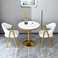 Ensemble de table à manger 2 places de luxe Mobilier de salle à manger avec chaises de luxe best-seller