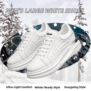 Chaussures de sport décontractées pour hommes, nouvelle tendance de la mode, respirantes, légères, antidérapantes, taille 38-49, blanches, printemps-été - Product Image 2