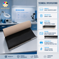 Wiseprint Kompatibel untuk HP Indigo Q4645A Selimut Transfer Gambar untuk HP Indigo Offset Blanket 7000 7200 Digital Press Series3