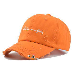 Mode hommes personnalisé femmes rétro Vintage blanc papa chapeau non structuré lavé en détresse sport Gorras casquette de Baseball avec anneau - Product Image 5