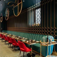 Ensembles bancs et chaises pour restaurant et bar de luxe personnalisés