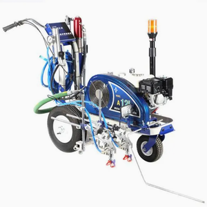 SHOWWAY Factory Price Low Cost Maintenance <b>Hand</b> Push Cold Spray Road Marking Machine 6.5HP Engine High Efficiency 1 Year Automat - Product Image 3