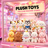 Peluches Premium Douces de 8 Pouces en Gros, Animaux en Peluche Lavables pour Machines à Griffes, Animaux Mignons en Gros