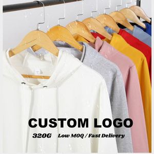 Autumn Cotton/Bamboo Fiber Oversized Breathable Blank Solid Color <b>Hoodie</b> Long Sleeve <b>Red</b> Custom Sports Meeting Class Sweatshirt - Product Image 3