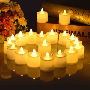 Luxury Led <b>Tea</b> <b>Light</b> Candles Battery Operated Flameless Mini Candle Gift Bar Home Wedding Decor Electric Pillar Aura Candles - Product Image 1