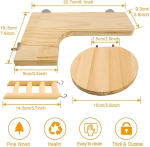<strong>New</strong> Product Arrival <strong>Hamster</strong> Shelf Portable Sturdy Durable Training Feeding Toy <strong>Hamsters</strong> Diy Wooden Hamsterhouse - Product Image 4