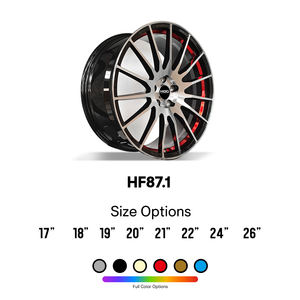 Rines Monobloque Forjados Personalizados para Automóvil de 17~26 Pulgadas, Acabado Plateado Cepillado de Lujo, Barril Rojo, 5x112 5x120 para <span class=keywords><strong>Mercedes</strong></span>, BMW, Audi, Porsche - Product Image 4
