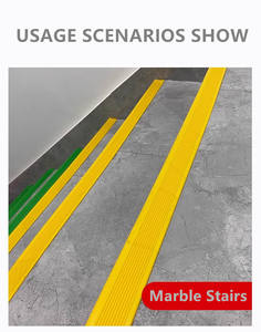 شرائط حواف الدرج المقاومة للماء واللهب من البي في سي بسمك 3 مم، غير قابلة للانزلاق، قابلة للتخصيص والقص - Product Image 5