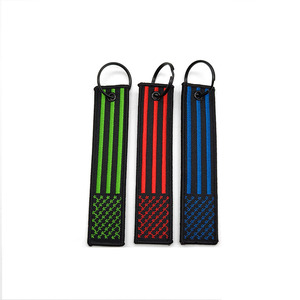 Portachiavi personalizzato all'ingrosso cina con cordino corto ricamato e altre catene chiave come regali di novità - Product Image 2