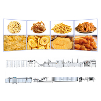 Ligne d'assemblage automatique pour la transformation des frites, ligne de production de frites en acier inoxydable