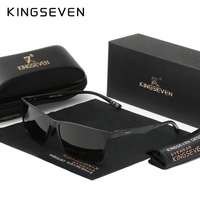 Gafas de Sol Polarizadas de Aluminio KINGSEVEN UV400 Antideslumbrantes para Hombre y Mujer 7190 Nuevo Modelo con Logotipo en la Lente