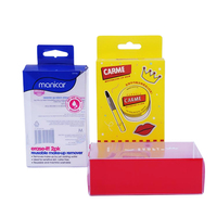 Boîte en plastique imprimable Boîte cadeau en PVC transparente pour cosmétiques Boîte en PVC imprimée transparente