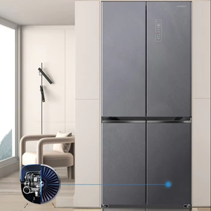 Refrigerador Inteligente Familiar de 4 Puertas, Sin Escarcha, Gran Capacidad, de Lado a Lado, Instalación Portátil, Doble Puerta con Compresor - Product Image 4