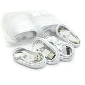 สายชาร์จ USB คุณภาพสูง 1 เมตร 30 พิน TPE พร้อมฉนวนถักด้านใน ตัวนำทองแดงเคลือบดีบุก แบบขึ้นรูปเฉพาะ สำหรับ iPhone <span class=keywords><strong>3GS</strong></span>/3G/4/4S - Product Image 5