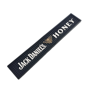 Custom Printed Silicone PVC Bar Rubber Pub Mat Beer Spill Pad Rail Mat Drip Tray Non Slip Service Mat Table Coaster <b>Placemat</b> Pad - Product Image 3