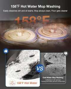 Para el Robot Aspirador y Fregador ECOVACS DEEBOT T30S PRO, 11000 Pa, Tecnología ZeroTangle, Fregado de Bordes Adaptativo TruEdge - Product Image 6