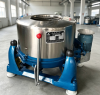 Déshydrateur industriel électrique SS75 avec système de freinage, faible bruit, fonctionnement stable, sécheuse industrielle pour textiles en acier inoxydable 304