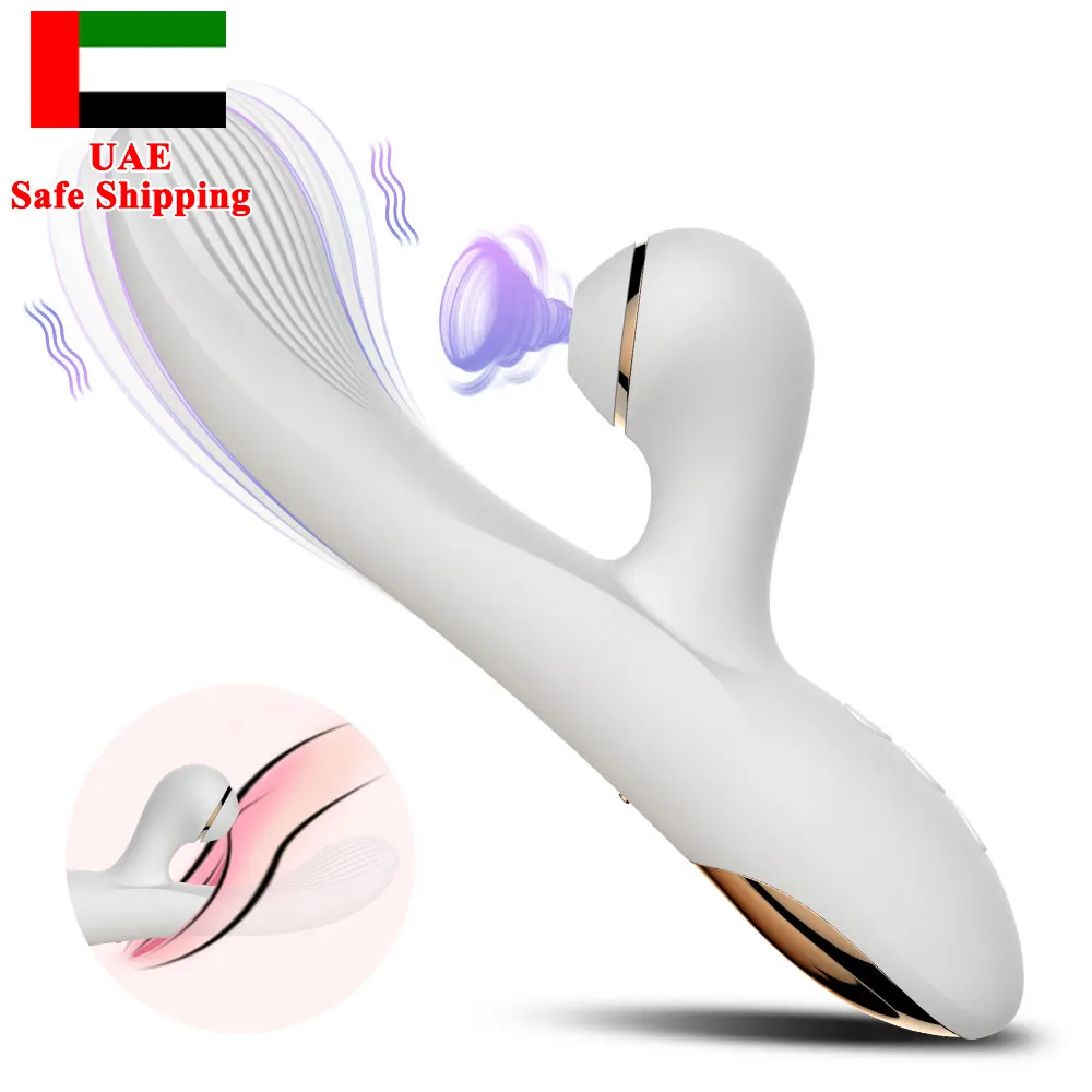 Sıcak satış 2 In 1 enayi yapay penis vibratörler seks oyuncakları kadınlar için klitoral vakum stimülatörü G Spot Vibrator vibratör yetişkin ürün