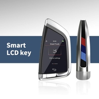 Clé de voiture, démarrage à une touche, contrôle par smartphone, entrée confortable. Clé LCD intelligente, matériau en alliage haut de gamme, écran tactile premium