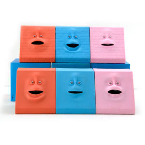 Alcancía Creativa con Forma de Cara para Niños y Adultos, Divertida Caja de Ahorro Interactiva - Product Image 2