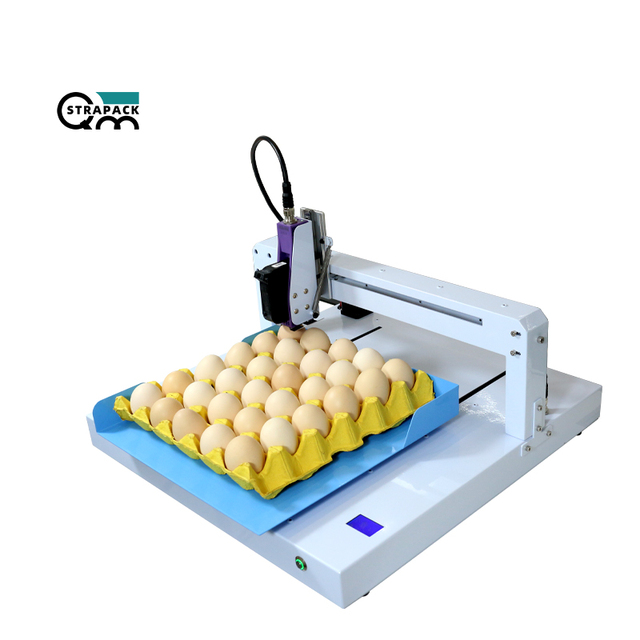 Factory Sell Single Head Fast Dry Logo Printer Egg Printing Machine Egg Inkjet Coding Machine for Egg Factory