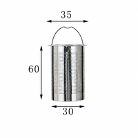 Filtre à café réutilisable en acier inoxydable 304, panier filtrant portable étanche en métal, infuseur à thé à mailles fines avec poignée, plusieurs tailles, Hebei