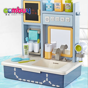 Évier de salle de bains pour enfants, jouet éducatif, jeu de simulation, ensemble de lavabo - Product Image 3