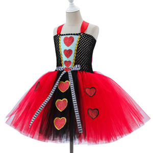 Disfraz <span class=keywords><strong>de</strong></span> Princesa <span class=keywords><strong>Reina</strong></span> <span class=keywords><strong>de</strong></span> <span class=keywords><strong>Corazones</strong></span> para Niñas, Disfraz <span class=keywords><strong>de</strong></span> Halloween, Cosplay, Vestido <span class=keywords><strong>de</strong></span> Cumpleaños con Accesorios para 3-12 Años - Product Image 5