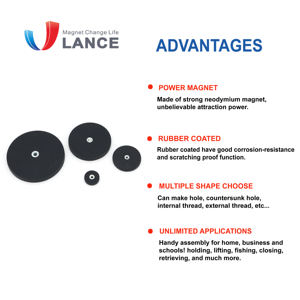 סיליקון-עטוף חזק מגנט, אלסטומר פלסטיק-במארז, TPR רך גומי מצופה מגנטים - Product Image 6