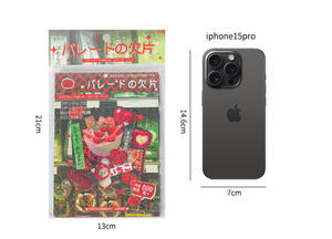 45 pièces/paquet autocollant livre romantique mémoire série japonais ancien <span class=keywords><strong>Manga</strong></span> Style matériel manuel vallée autocollants décoratifs - Product Image 6