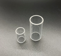 Tube en saphir de qualité optique, disponible en plusieurs tailles, utilisé pour la protection des tubes, l'isolation des tubes et le contrôle du flux