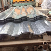 Tôle de Toiture Ondulée Z30-Z40 en Acier Galvanisé de Dureté Moyenne, Épaisseur 0,12-0,2 mm, Norme GB, à Vendre