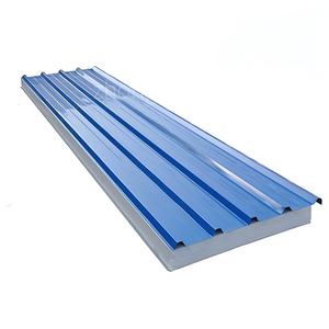 Vente d'usine Panneau <span class=keywords><strong>isolant</strong></span> industriel Panneaux sandwich de toit Mur extérieur en PU avec matériau de panneau métallique de prévention des incendies - Product Image 3