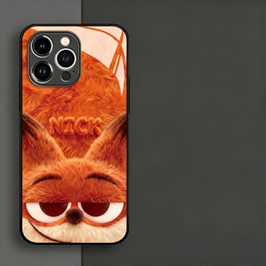 เคสโทรศัพท์ Zootopia Nick Judy สำหรับ iPhone 15 16 17 Pro Max สีส้ม กันกระแทก เคสคู่รัก - Product Image 1