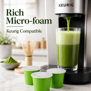 แคปซูลมัทฉะจากโรงงานโดยตรง ใช้ได้กับเครื่องชงกาแฟ Keurig ชาเขียวเกรดพิธีกรรมออร์แกนิก รับผลิตฉลากสินค้าส่วนตัว - Product Image 4