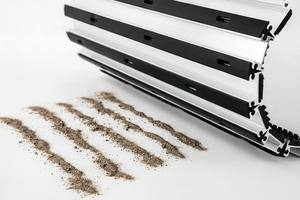 Alfombrilla para escaleras al aire libre, felpudo grande de metal de aluminio, alfombrilla para puerta de entrada de bienvenida para edificio de oficinas - Product Image 5